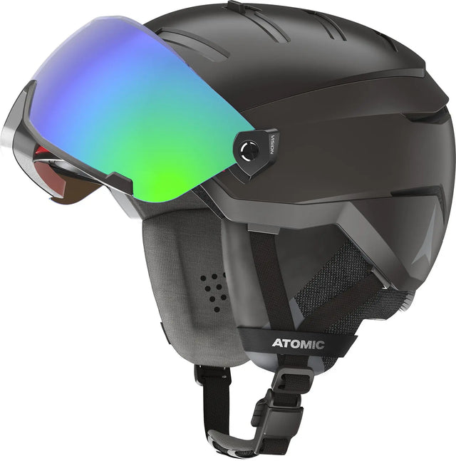 Casca Cu Ochelari Atomic Savor Gt Amid Visor Hd Black   Casca Cu Ochelari Atomic Savor Gt Amid Visor Hd Black