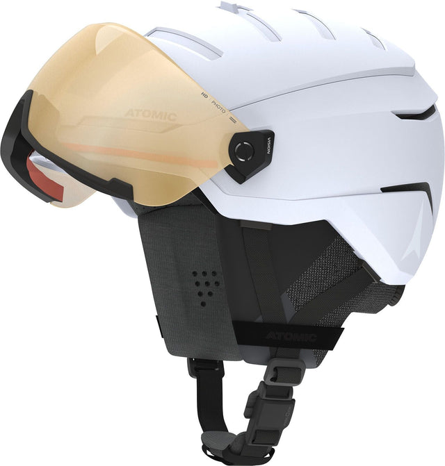 Casca Cu Ochelari Atomic Savor Gt Amid Visor Hd Photo Light Grey   Casca Cu Ochelari Atomic Savor Gt Amid Visor Hd Photo Light Grey