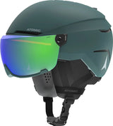 Casca Cu Ochelari  Atomic Savor Visor Stereo Green   Casca Cu Ochelari  Atomic Savor Visor Stereo Green