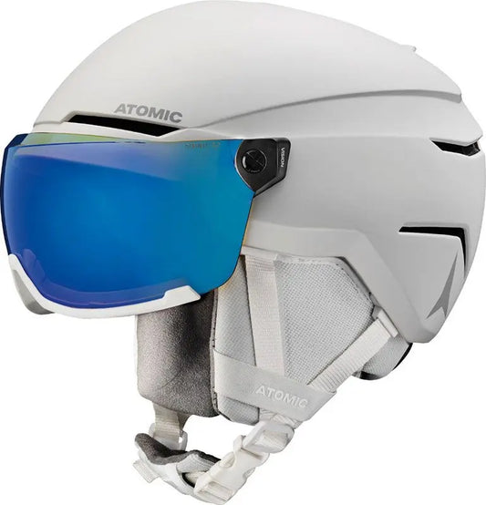 Casca Cu Ochelari Atomic Savor Visor Stereo White Heather   Casca Cu Ochelari Atomic Savor Visor Stereo White Heather