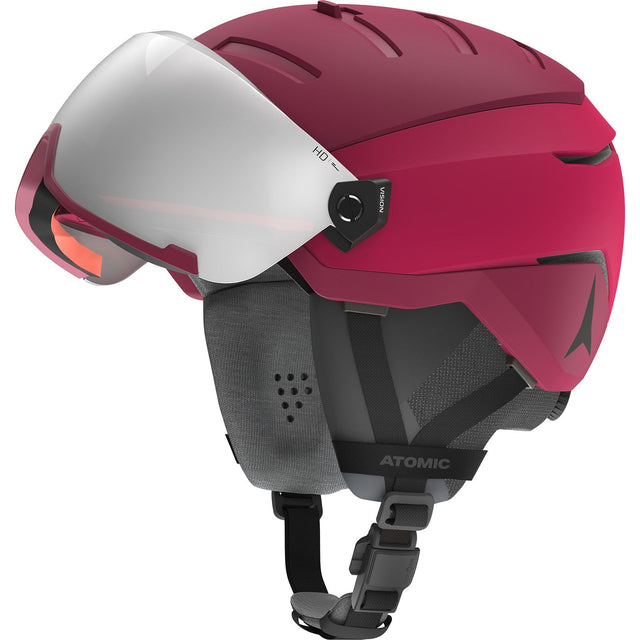 Casca Cu Ochelari Unisex Atomic Savor Gt Amid Visor Hd Dark Red   Casca Cu Ochelari Unisex Atomic Savor Gt Amid Visor Hd Dark Red