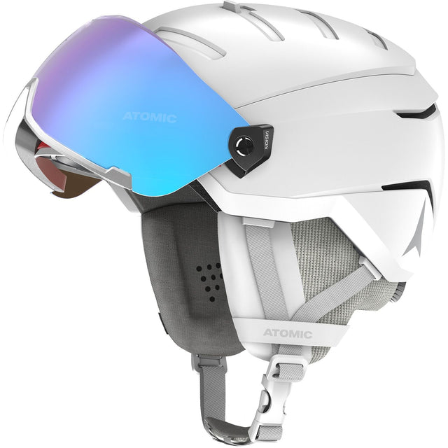 Casca Cu Ochelari Unisex Atomic Savor Gt Visor Stereo White   Casca Cu Ochelari Unisex Atomic Savor Gt Visor Stereo White