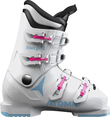 Clapari Copii Fete Atomic Hawx 4 White/Denim Blue   Clapari Copii Fete Atomic Hawx 4 White/Denim Blue