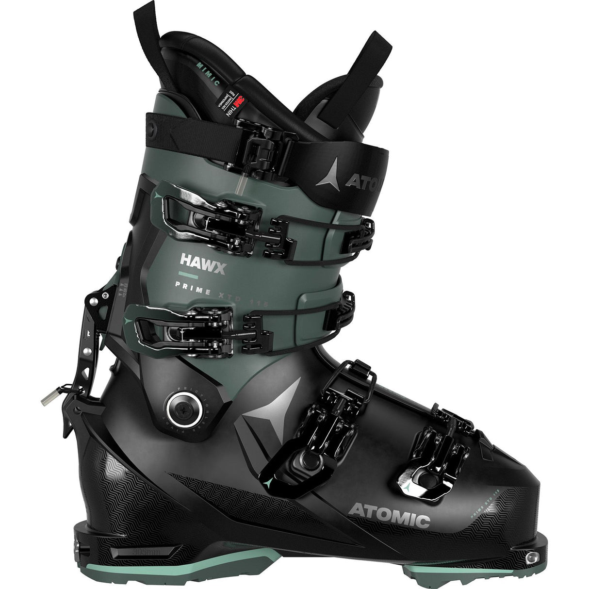 Clapari Femei Atomic Hawx Prime Xtd 115 W Ct Gw Black/green/mint
