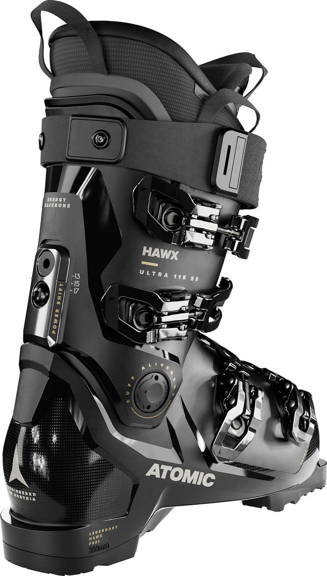 Clapari Femei Atomic Hawx Ultra 115 S W Gw Black/gold   Clapari Femei Atomic Hawx Ultra 115 S W Gw Black/gold
