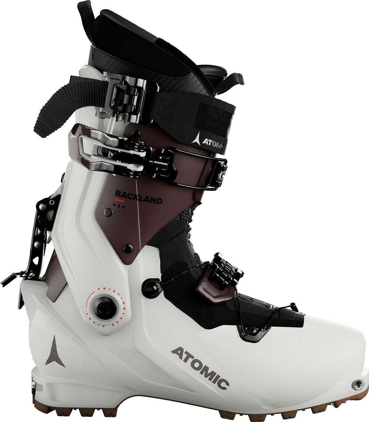 Clapari Tura Femei Atomic Backland Pro W White/rust/black   Clapari Tura Femei Atomic Backland Pro W White/rust/black