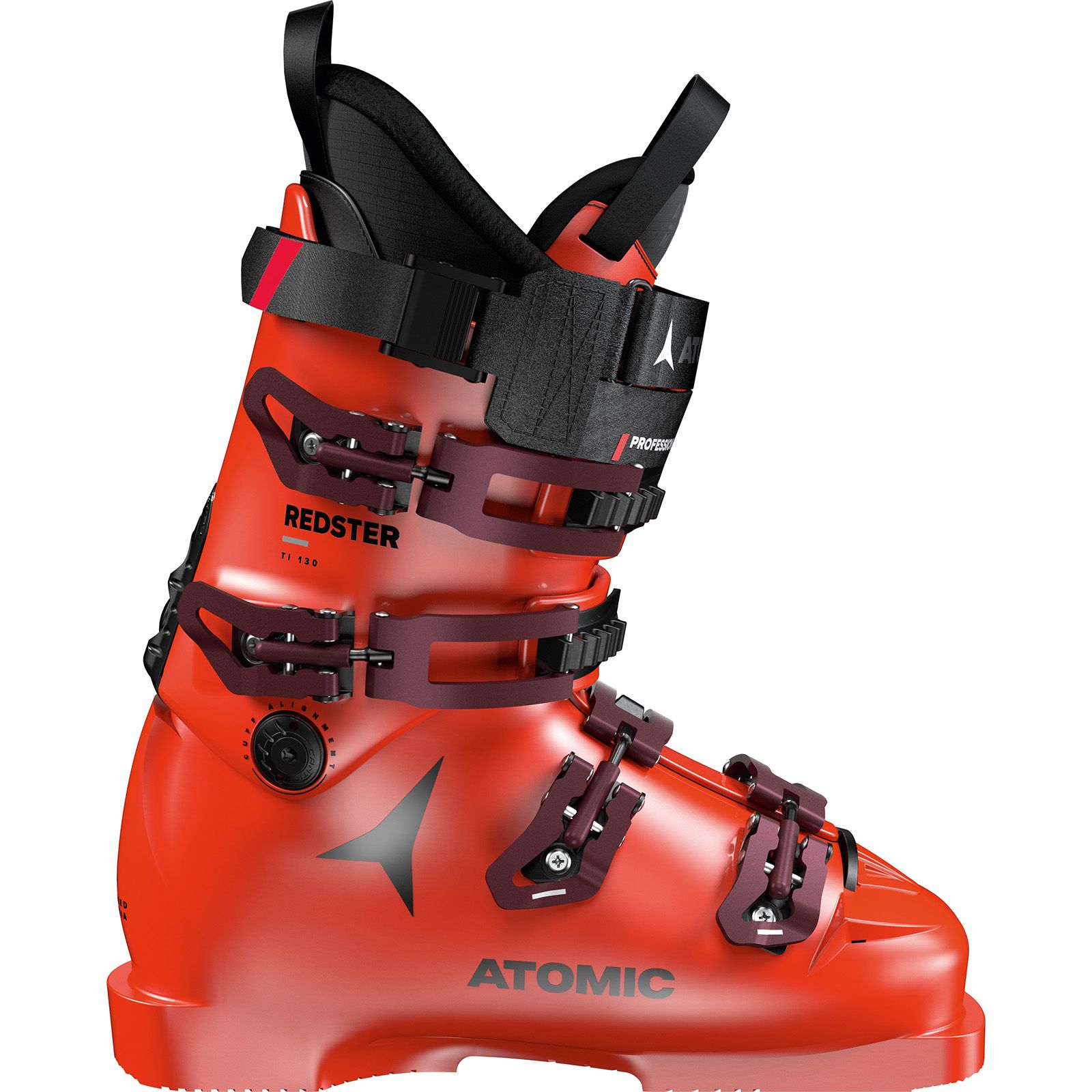 アトミックATOMIC REDSTET TI 130 24-24.5 Clapari Unisex Atomic Redster Ti 130 Red/black - Allmountain.ro