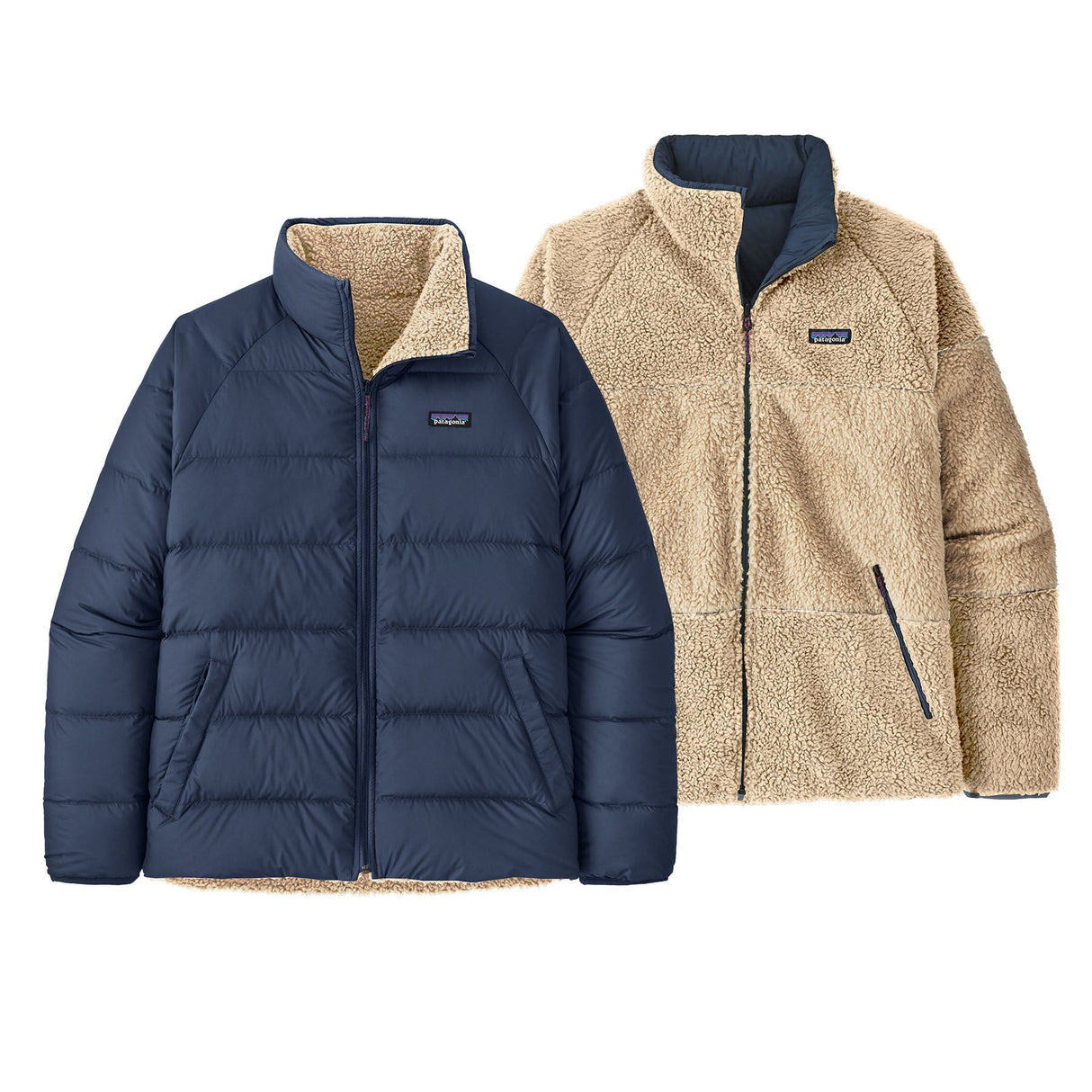 Geaca Barbati Patagonia M Reversible Silent Down