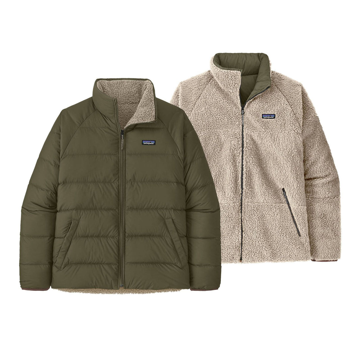 Geaca Barbati Patagonia M Reversible Silent Down