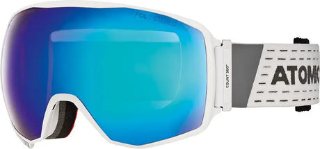 Ochelari Atomic Count 360° Stereo White   Ochelari Atomic Count 360° Stereo White