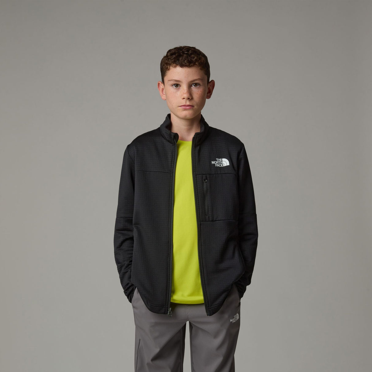 Polar Adolescenti The North Face Teen Hike Midlayer Fz   Polar Adolescenti The North Face Teen Hike Midlayer Fz