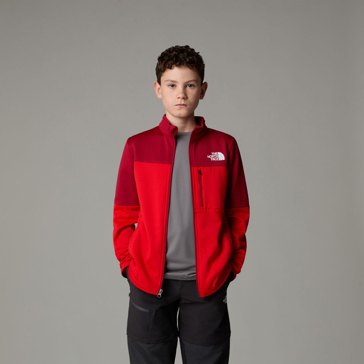 Polar Adolescenti The North Face Teen Hike Midlayer Fz   Polar Adolescenti The North Face Teen Hike Midlayer Fz