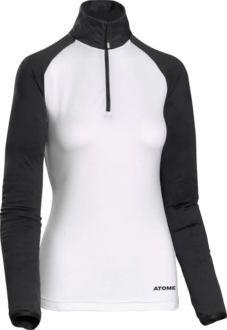 Polar Atomic Snowcloud Zip-neck Black/white   Polar Atomic Snowcloud Zip-neck Black/white