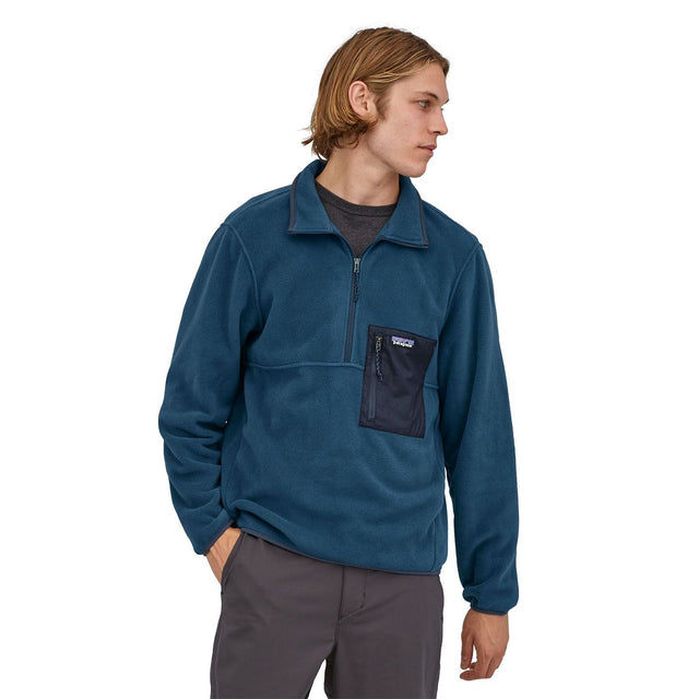 Polar Barbati Patagonia M Microdini 1/2 Zip   Polar Barbati Patagonia M Microdini 1/2 Zip