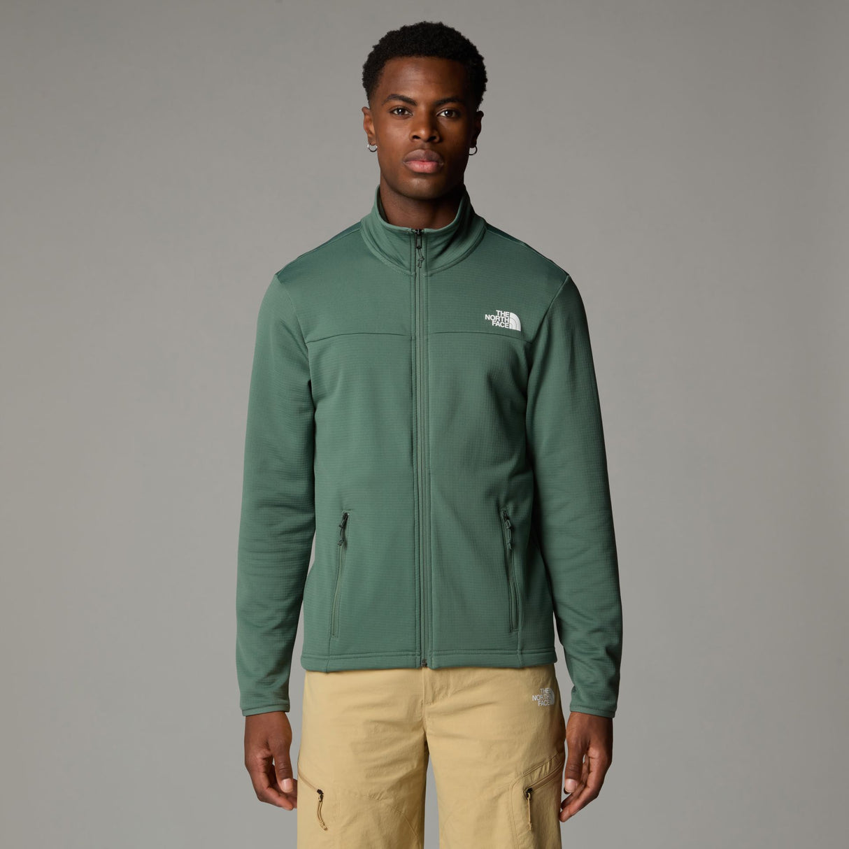 Polar Barbati The North Face M Cedar Trail Grid Fleece Fz