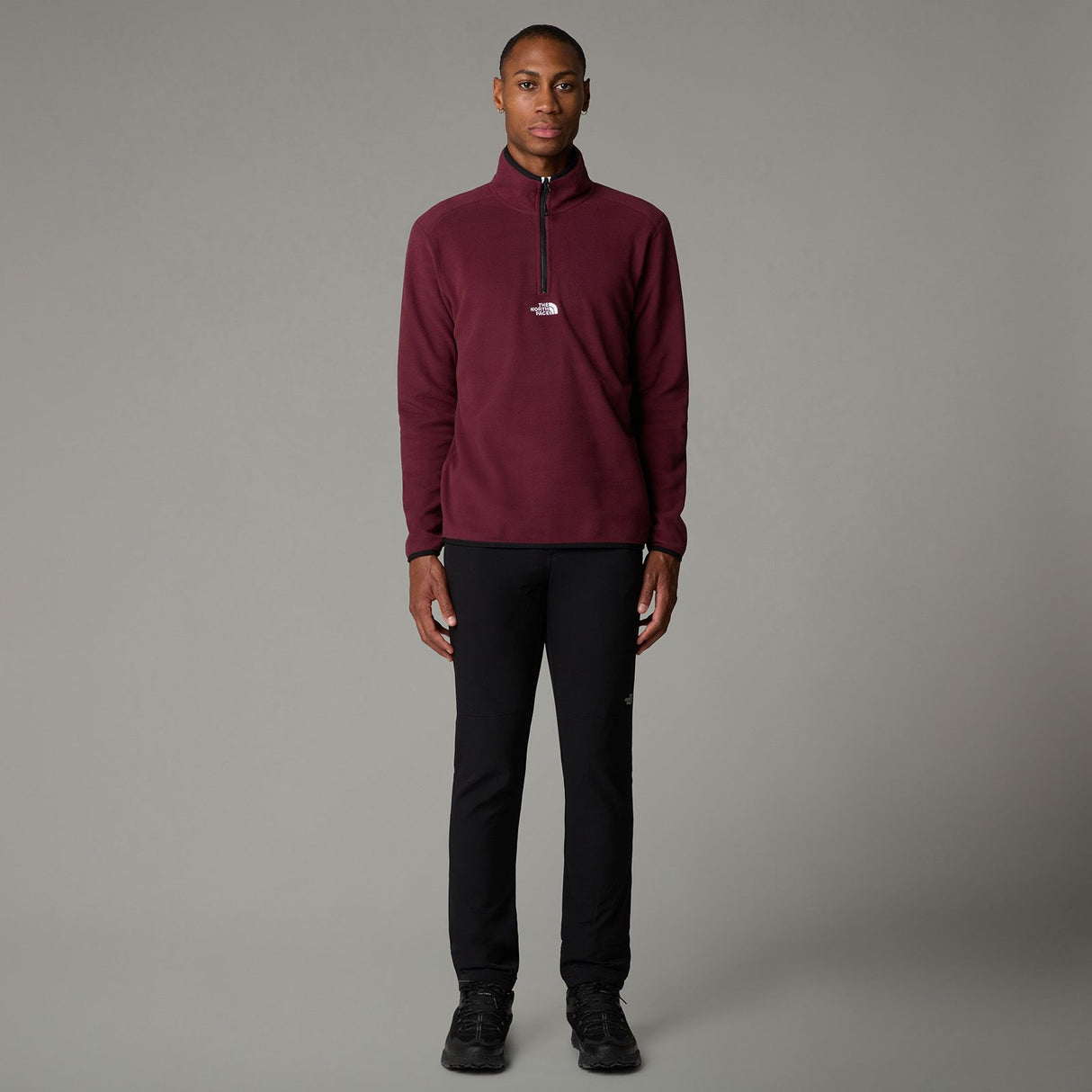 Polar Barbati The North Face M Glacier 1/4 Zip - Embroidered Logo