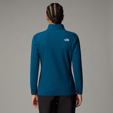 Polar Femei The North Face W 100 Glacier 1/4 Zip