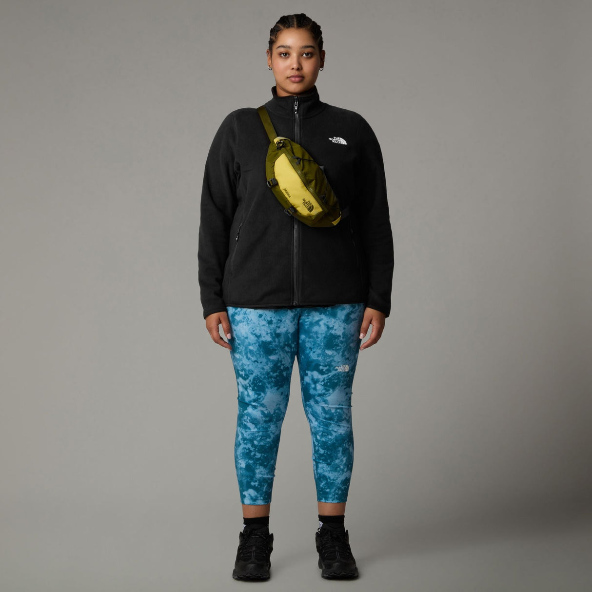 Polar Femei The North Face W Plus 100 Glacier Fz   Polar Femei The North Face W Plus 100 Glacier Fz