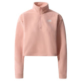 Polar The North Face W 100 Glacier Cropped 1/4 Zip   Polar The North Face W 100 Glacier Cropped 1/4 Zip