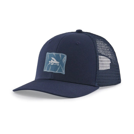 Sapca Patagonia Fly The Flag Label Trucker Hat   Sapca Patagonia Fly The Flag Label Trucker Hat