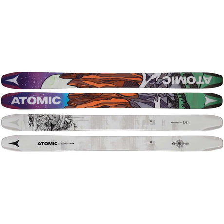 Ski Atomic Bent Chetler 120 + Warden Mnc 13 White/black   Ski Atomic Bent Chetler 120 + Warden Mnc 13 White/black