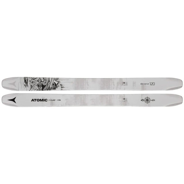 Ski Atomic Bent Chetler 120 + Warden Mnc 13 White/black   Ski Atomic Bent Chetler 120 + Warden Mnc 13 White/black