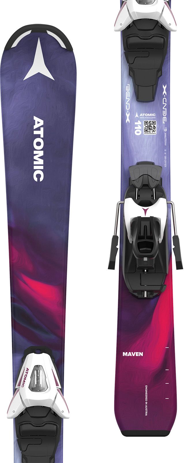 Ski Copii Atomic Maven Girl 100-120 + C 5 Gw Blue/bright Red   Ski Copii Atomic Maven Girl 100-120 + C 5 Gw Blue/bright Red