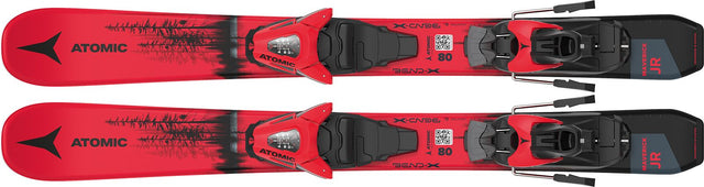 Ski Copii Atomic Maverick Jr 70-90 + C5 Gw Red Metalic/grey   Ski Copii Atomic Maverick Jr 70-90 + C5 Gw Red Metalic/grey