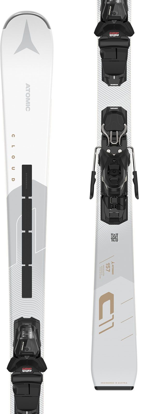 Ski Femei Atomic Cloud C11 Revoshock Light + M 10 Gw White   Ski Femei Atomic Cloud C11 Revoshock Light + M 10 Gw White