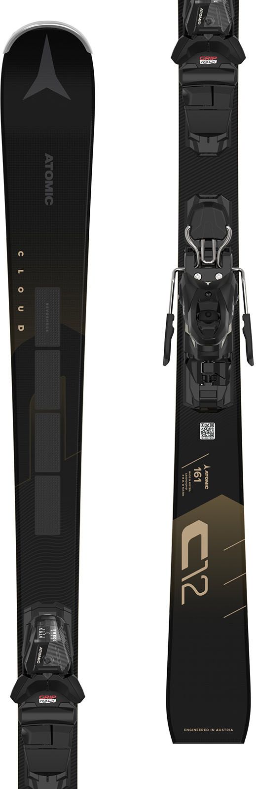 Ski Femei Atomic Cloud C12 Revoshock C + M 10 Gw Black   Ski Femei Atomic Cloud C12 Revoshock C + M 10 Gw Black