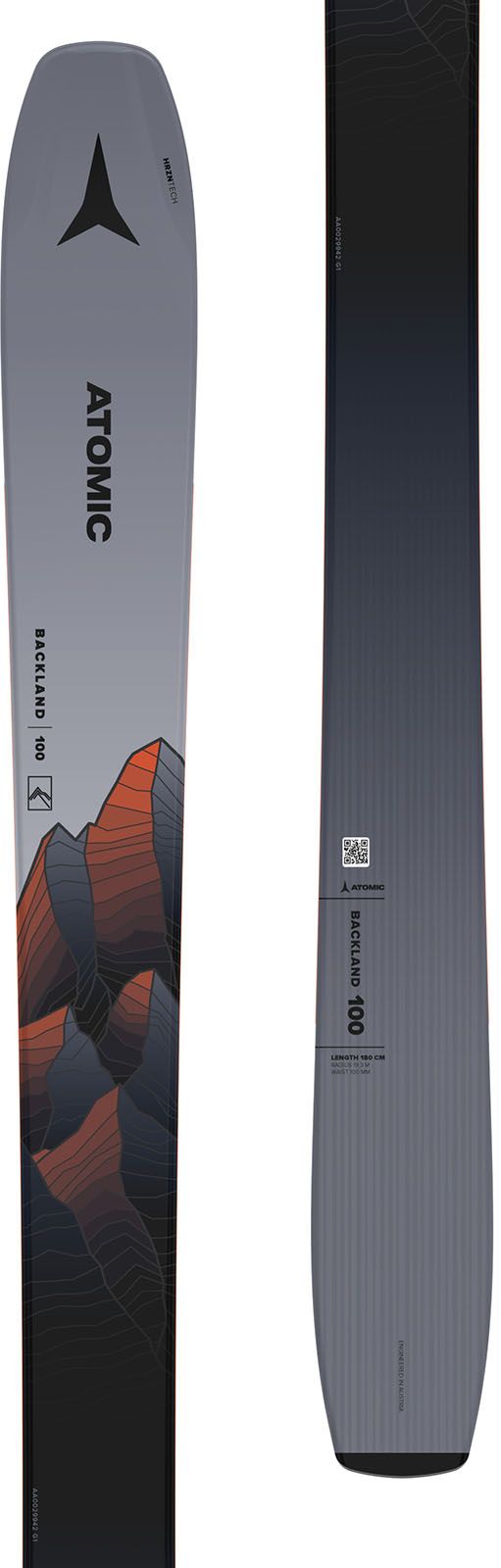 Ski Tura Fara Legatura Barbati Atomic N Backland 100 Metalgrey/black/orange   Ski Tura Fara Legatura Barbati Atomic N Backland 100 Metalgrey/black/orange