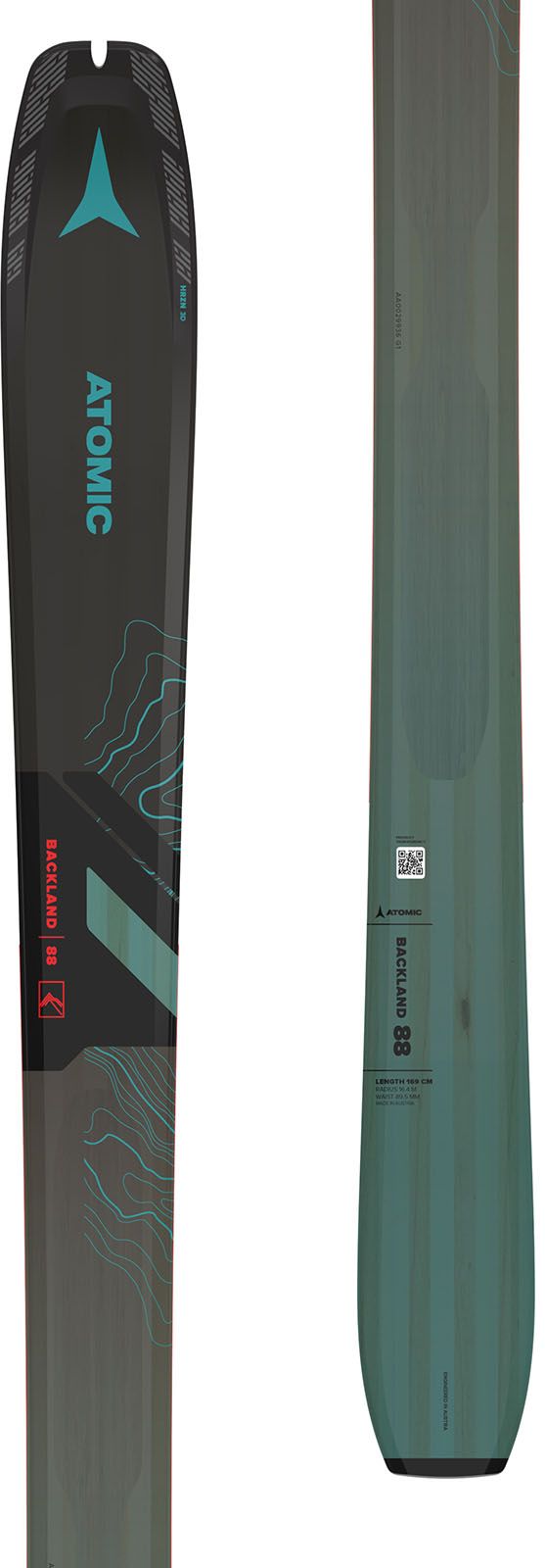 Ski Tura Fara Legatura Barbati Atomic N Backland 88 Black/blue/white   Ski Tura Fara Legatura Barbati Atomic N Backland 88 Black/blue/white