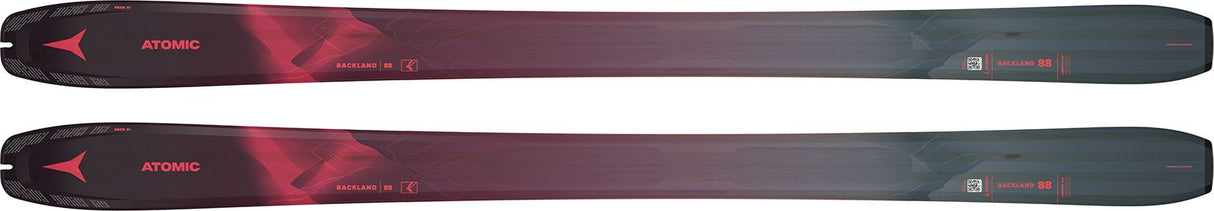 Ski Tura Fara Legatura Femei Atomic N Backland 88 W Maroonred/grey