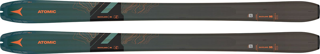 Ski Tura Fara Legatura Unisex Atomic N Backland 95 Petrol/grey/orange