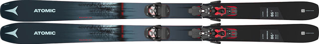 Ski Unisex Atomic Maverick 86 C + War 11 Mnc Metalic Blue/red   Ski Unisex Atomic Maverick 86 C + War 11 Mnc Metalic Blue/red