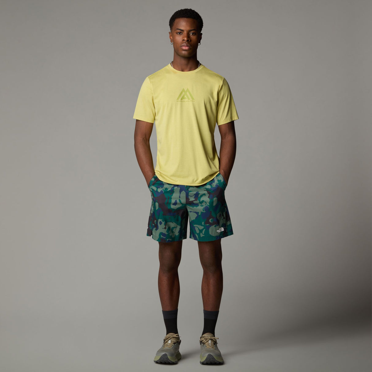 Sort Barbati The North Face M Ma 24/7 7in Aop