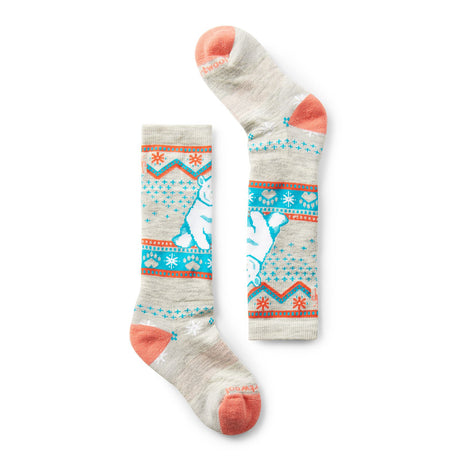 Sosete Copii Smartwool K Wintersport Full Cushion Polar Bear Pattern Otc