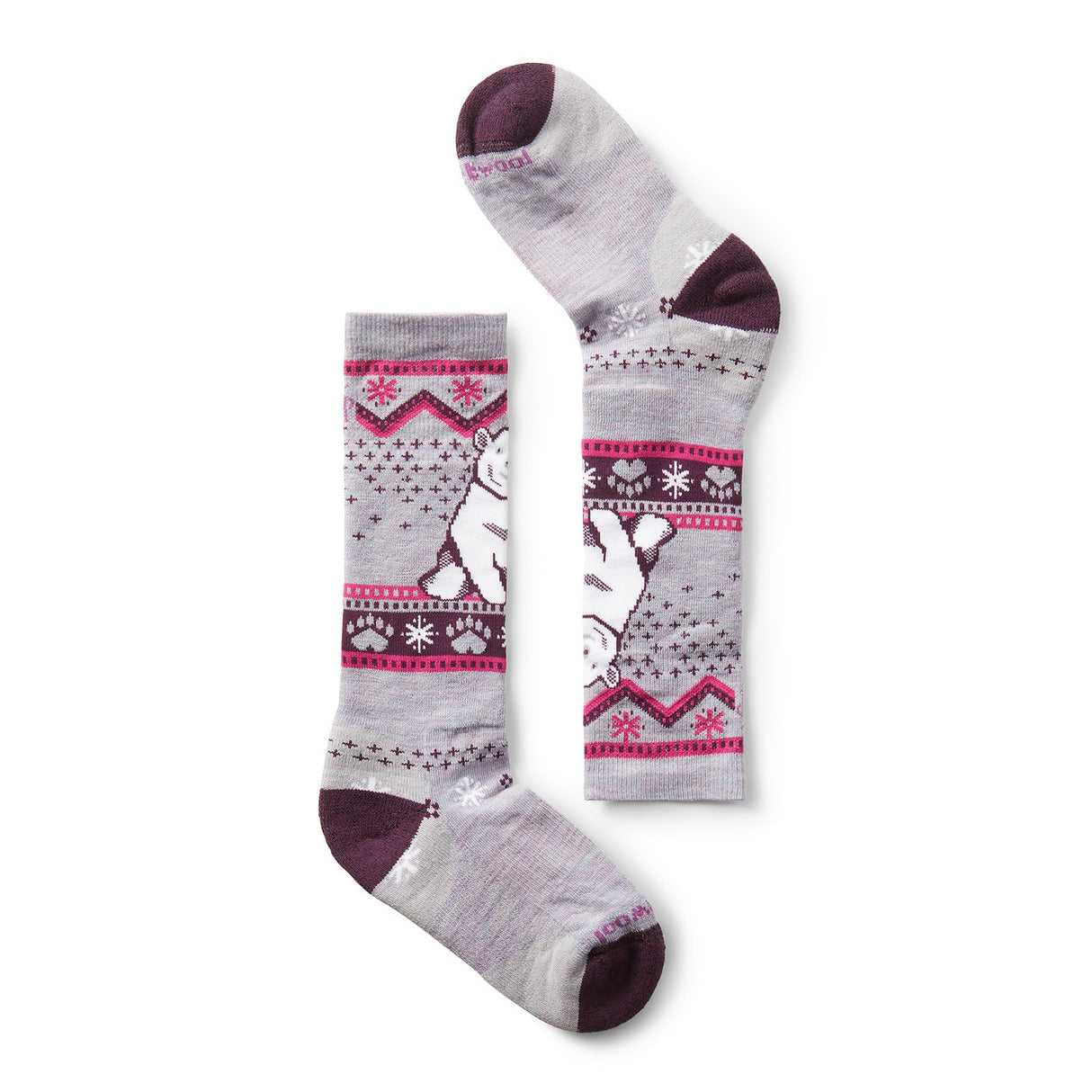 Sosete Copii Smartwool K Wintersport Full Cushion Polar Bear Pattern Otc