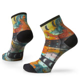 Sosete Femei Smartwool W Bike Zero Cushion Celestial Print Ankle