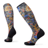 Sosete Femei Smartwool W Ski Targeted Cushion Royal Floral Print Otc