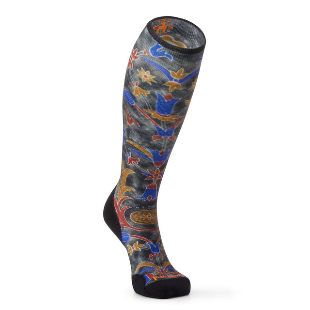 Sosete Femei Smartwool W Ski Targeted Cushion Royal Floral Print Otc   Sosete Femei Smartwool W Ski Targeted Cushion Royal Floral Print Otc
