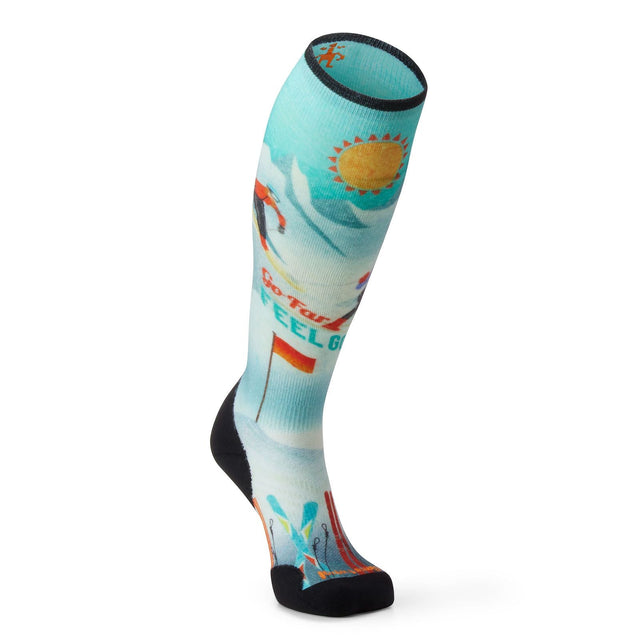 Sosete Femei Smartwool W Ski Targeted Cushion Snow Bunny Print Otc   Sosete Femei Smartwool W Ski Targeted Cushion Snow Bunny Print Otc