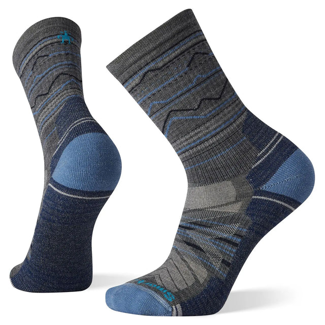 Sosete Smartwool Hike Light Cushion Mountain Range Pattern Crew   Sosete Smartwool Hike Light Cushion Mountain Range Pattern Crew