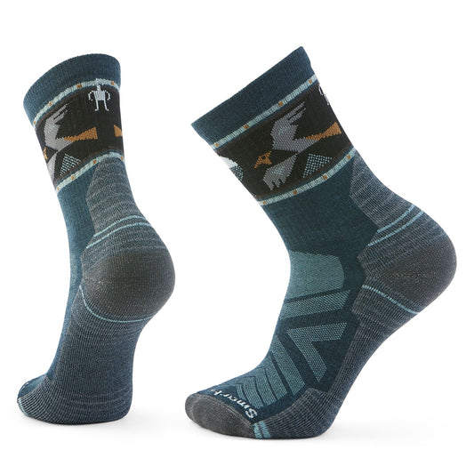 Sosete Smartwool Hike Light Cushion Soaring Print Mid Crew   Sosete Smartwool Hike Light Cushion Soaring Print Mid Crew