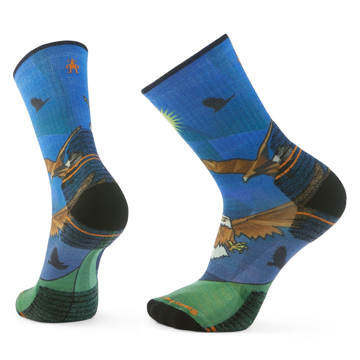 Sosete Smartwool Hike Targeted Cushion Eagle Print Crew