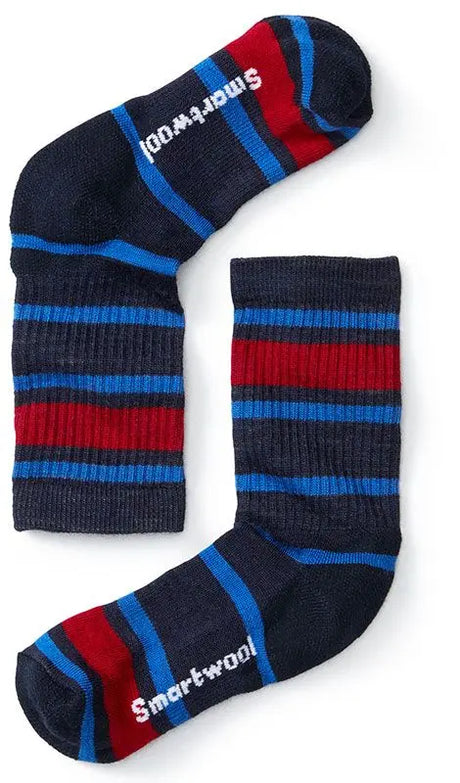 Sosete Copii Smartwool K Striped Hike Light Crew   Sosete Copii Smartwool K Striped Hike Light Crew