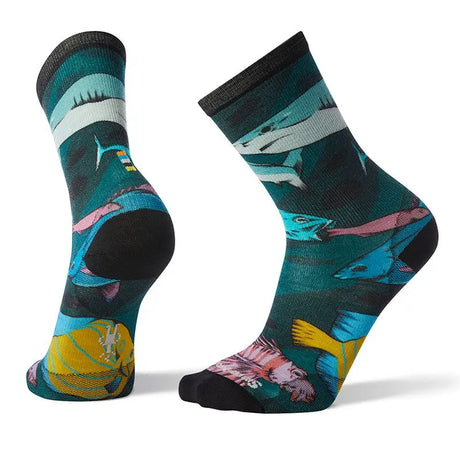 Sosete Smartwool M Curated Something Fishy Crew   Sosete Smartwool M Curated Something Fishy Crew