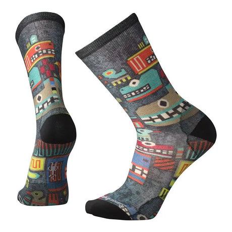 Sosete Smartwool M Totem Monster Print Crew   Sosete Smartwool M Totem Monster Print Crew