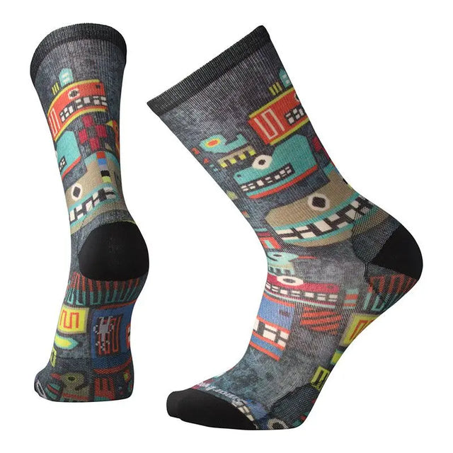 Sosete Smartwool M Totem Monster Print Crew   Sosete Smartwool M Totem Monster Print Crew