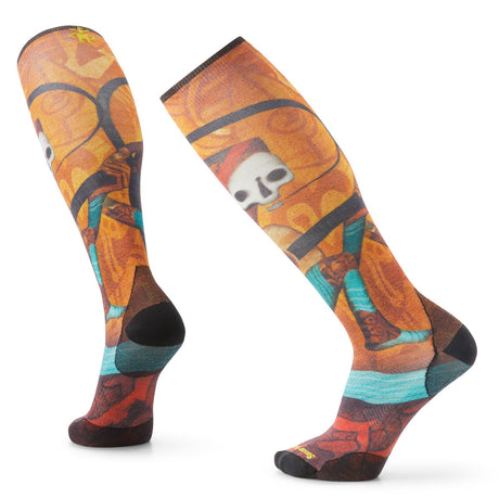 Sosete Smartwool Ski Zero Cushion Memory Quilt Print Otc   Sosete Smartwool Ski Zero Cushion Memory Quilt Print Otc